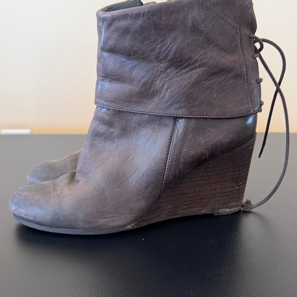 Women’s Brown Leather Ankle Boots
